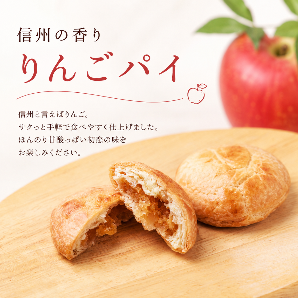 信州の香り りんごパイ【セット有】 – あづみ野菓子工房 彩香【公式