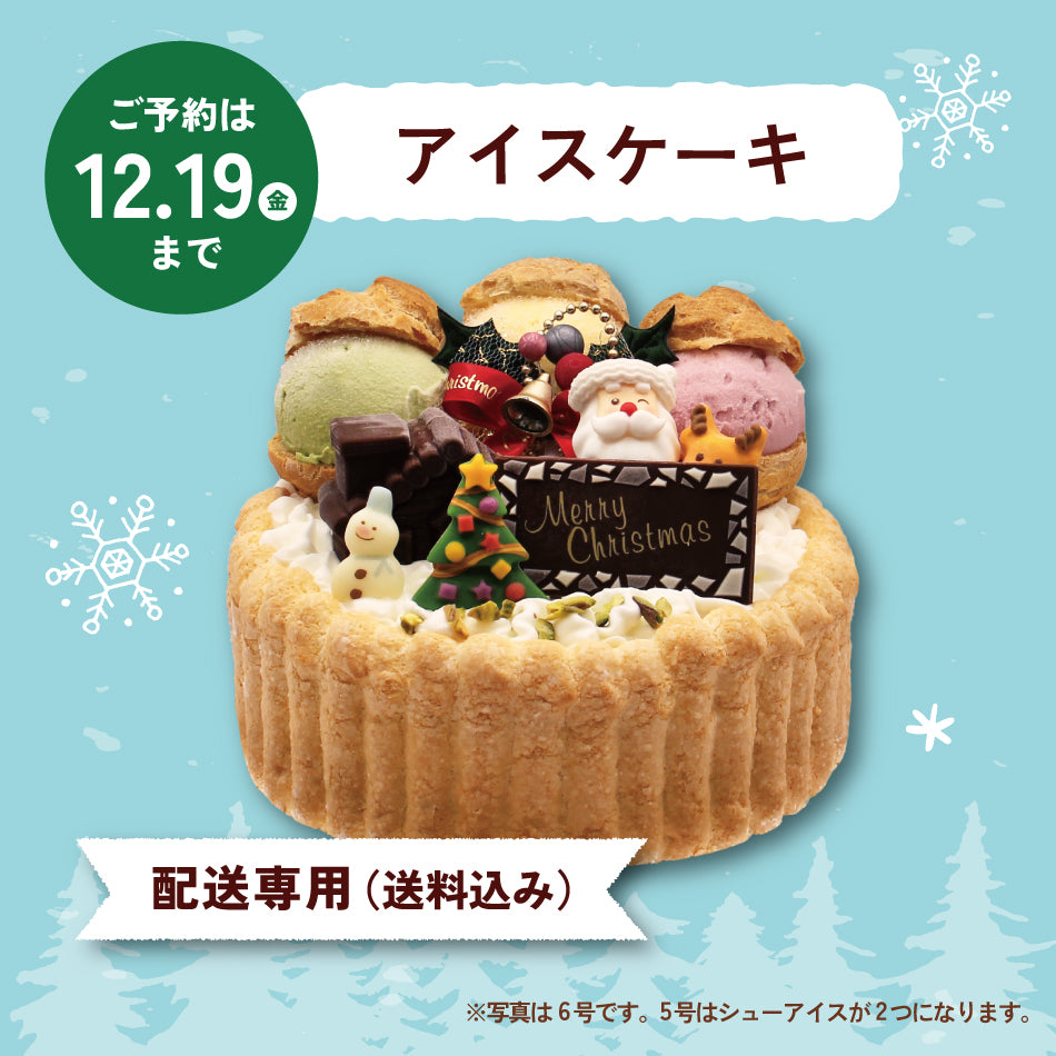【配送専用（送料込み）】　クリスマスアイスケーキ