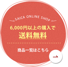 6,000円以上の購入で送料無料